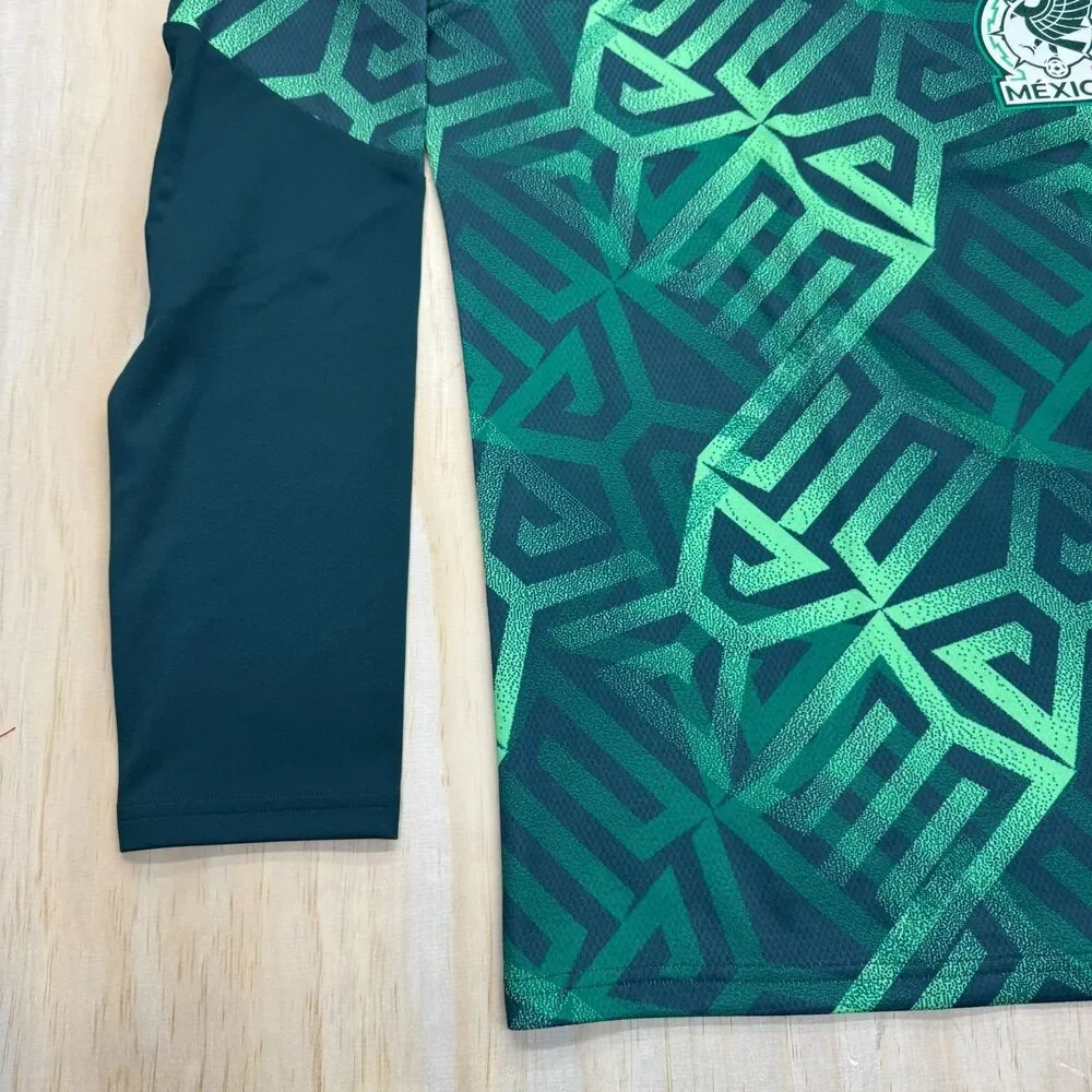 NEW Mexico National Team adidas 2026 Long Sleeve Pre-Match Top Green sz XL